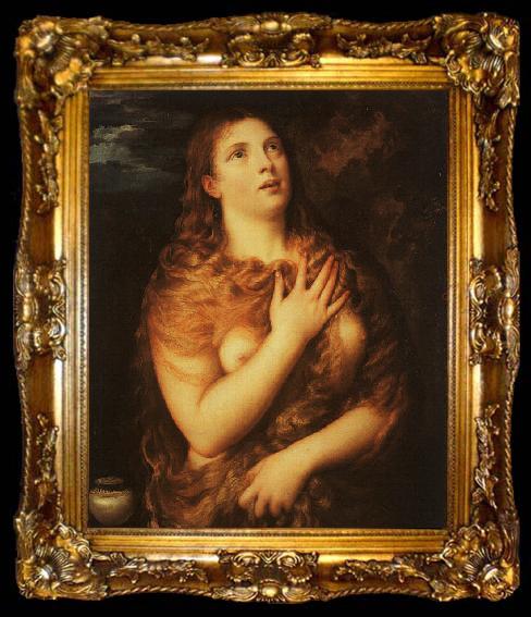 framed   Titian Mary Magdalene, ta009-2